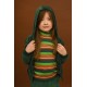 Lily-Balou Emiel turtleneck green stripies